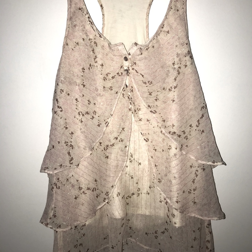 Ella Moss Layered Silk Tank